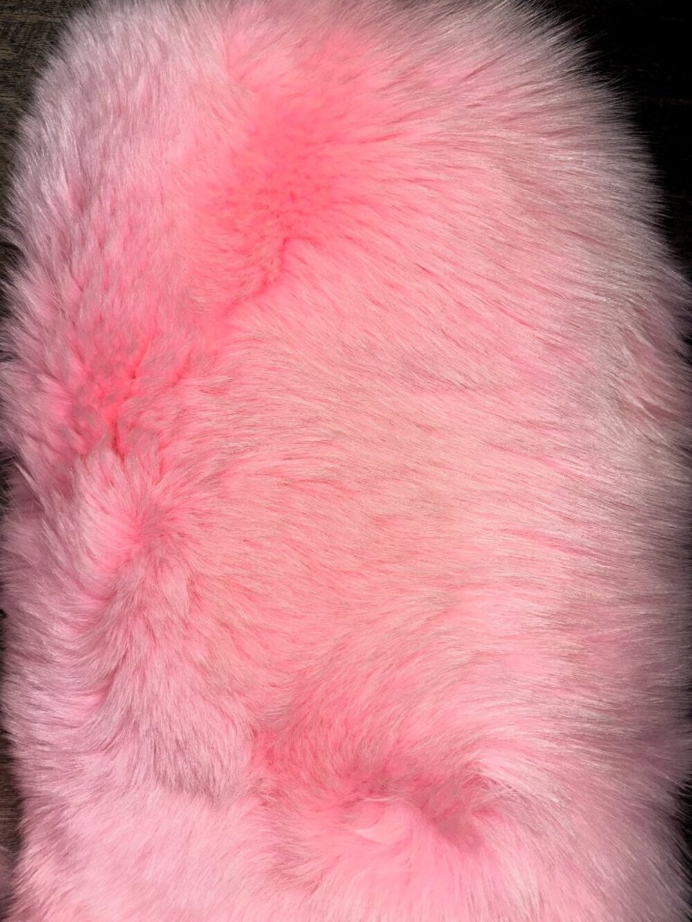AUTHENTIC Arctic Fox Fur 50cm Tall Boots Size 7.5 NWT Fall Drop in Baby Pink - Picture 11 of 13
